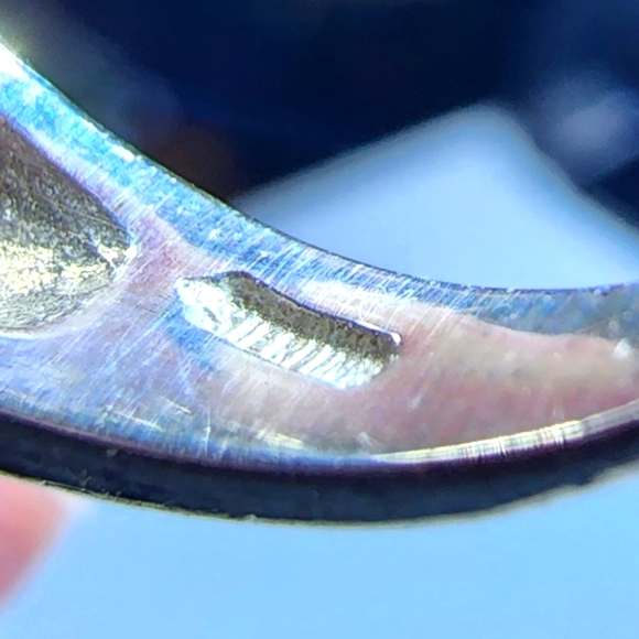 Sterling Silver Garnet Cluster Ring size 8 - Picture 6 of 11